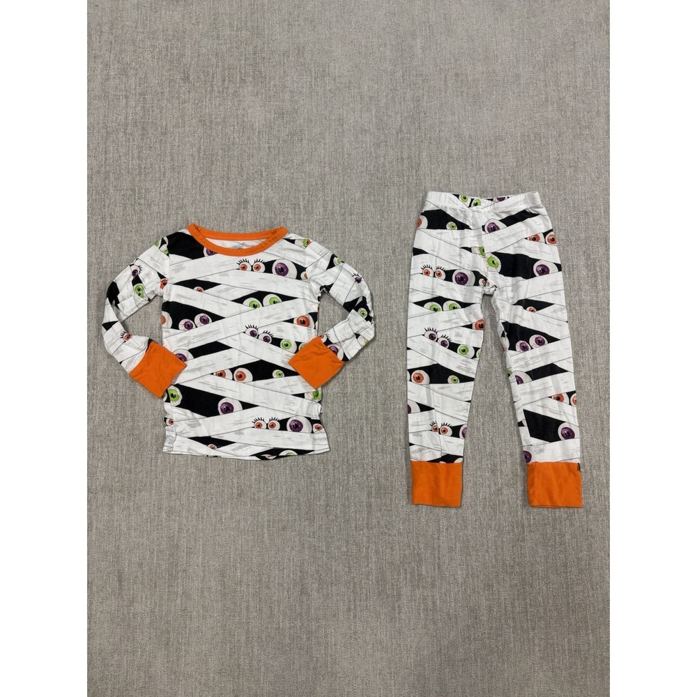 Birdie Bean Bates Mummy Glow In The Dark 2 Piece Bamboo Pajama 2T Halloween